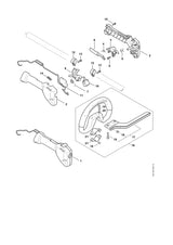 STIHL 4134-182-4500 Knieveer positie 7 technische tekening