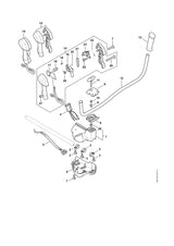 STIHL 4867-430-1430 Elektronisch moduul positie 17 technische tekening
