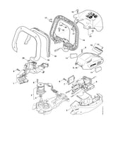 STIHL FA018208000 Deksel positie 12 technische tekening