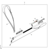 STIHL 4910-500-4802 Aansluitstuk positie 2 technische tekening