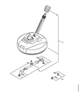 STIHL 4915-500-4900 Rotor positie 3 technische tekening