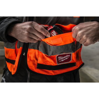 Milwaukee Premium High-Visibility Vest Orange - L/XL