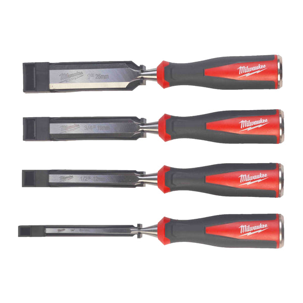 Milwaukee Steekbeitel Set (6,13,19,25 mm) (4-delig)