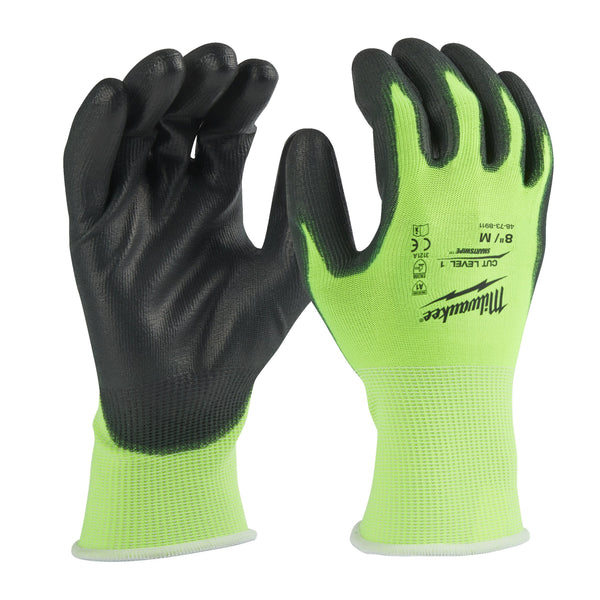 MILWAUKEE Hi-Vis Cut A Handschoenen - 8/M - 1 paar