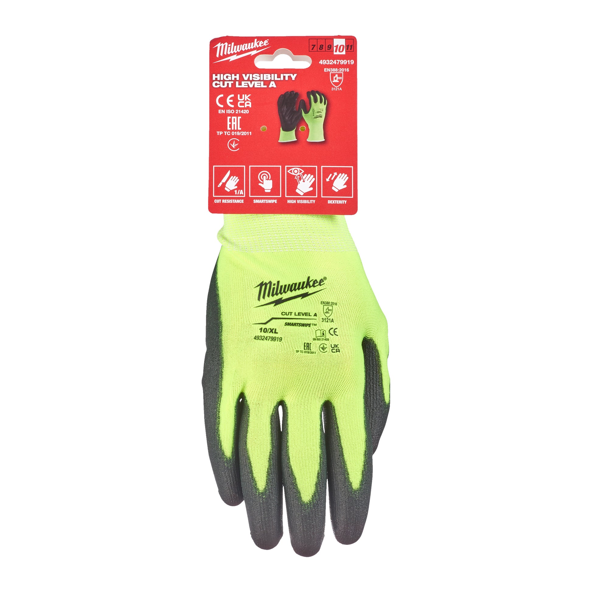 Milwaukee Hi-Vis Cut A Handschoenen - 10/XL - 1 paarkeizers_nu_12