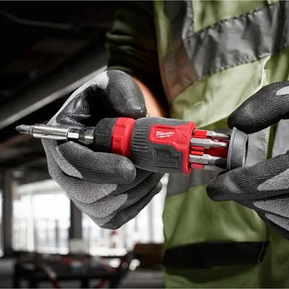 Milwaukee 8 in 1 compact multi-bit schroevendraaier