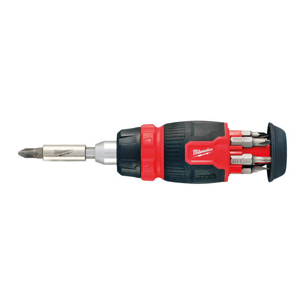 Milwaukee 8 in 1 compact multi-bit schroevendraaier