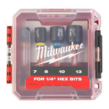 Milwaukee SHOCKWAVE magnetische moeraandraaierset (4 stuks)keizers_nu