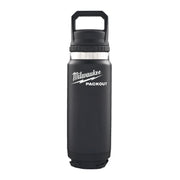 Milwaukee PACKOUT 710 ml Fles met Deksel - Zwart