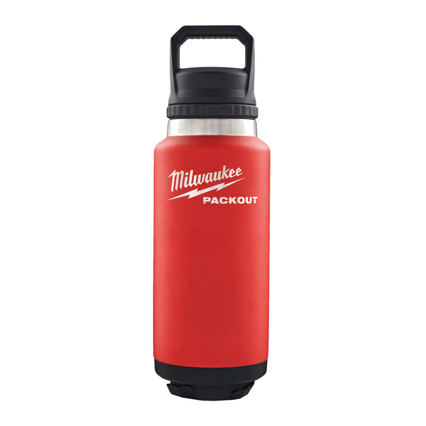 Milwaukee PACKOUT 1065 ml Fles met Deksel - Rood