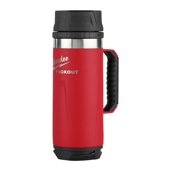 Milwaukee PACKOUT  mok met drinkdop 532 ml Rood