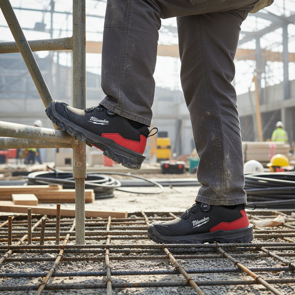 Milwaukee Armourtred S3S Veiligheidsschoenen zwart 