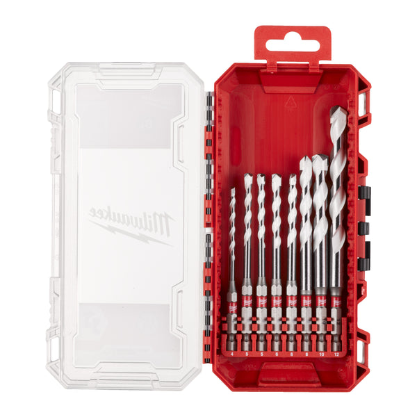 Milwaukee SHOCKWAVE Multi-Materiaalboren Set (4/5/5/6/6/8/10/12)