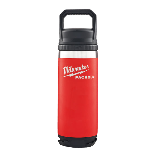 Milwaukee PACKOUT 532 ml Fles met Deksel - Rood