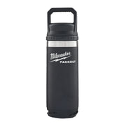 Milwaukee PACKOUT 532 ml Fles met Deksel - Zwart