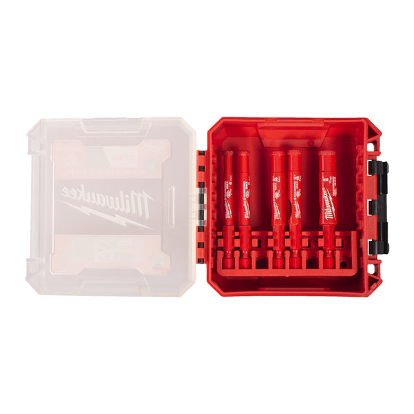 Milwaukee DIAMOND MAX Diamantboorset - 6, 8, 10 mm - 5 stuks