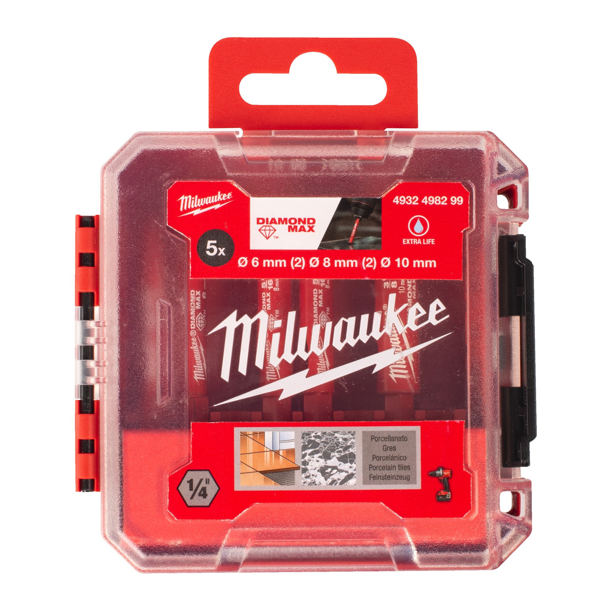 Milwaukee DIAMOND MAX diamantboorset (5st)keizers_nu_12