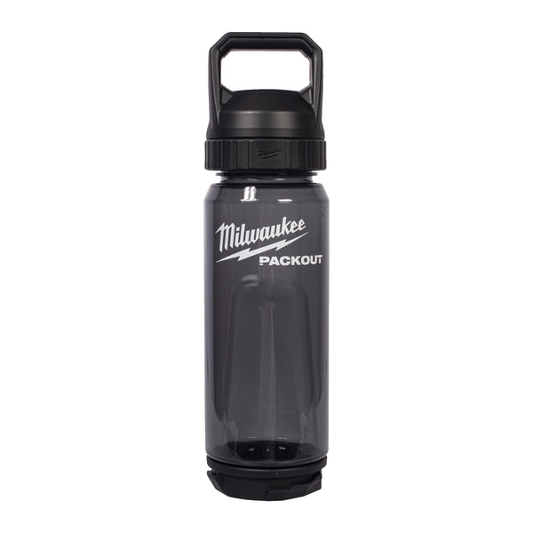 Milwaukee PACKOUT 740 ml Plastic fles met drinkdop zwart
