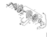 STIHL 4950-793-1803 Slanggeleider positie 3 technische tekening