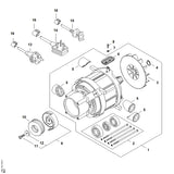 STIHL 4950-440-2001 Aansluitkabel EU positie 13 technische tekening