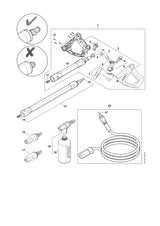 STIHL 4950-500-0815 Hogedrukslang positie 20 technische tekening