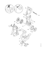 STIHL 4950-790-5100 Afdekkap RE 130 positie 13 technische tekening