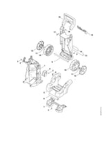 STIHL 4950-791-3602 Wiel positie 10 technische tekening