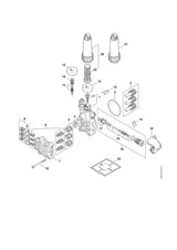 STIHL 4950-430-0505 Schakelaar positie 19 technische tekening