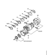 STIHL 4951-602-2202 Luchtgeleiding positie 8 technische tekening