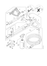 STIHL 4930-500-0911 Spuitlans positie 12 technische tekening