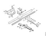 STIHL 0000-677-9101 Zeskantbout M6 positie 19 technische tekening