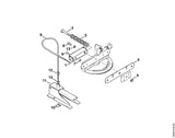 STIHL 5203-750-4100 Bowdenkabel positie 9 technische tekening
