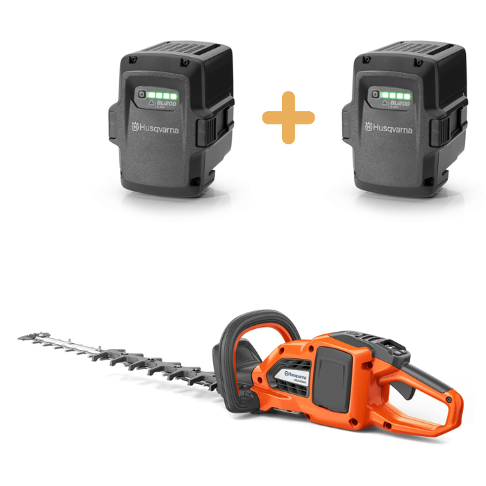 Husqvarna 322iHD60 Accu Heggenschaar + BLi200 Accu | Gratis 2e BLi200 accu - 60 cm