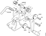 STIHL 5805-754-3801 Drukbout 3/8",.404",1/2"15 positie 13 technische tekening