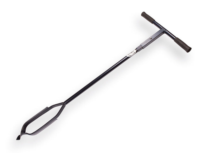 De Wit Grondboor 12 cm verlengbaar, met gedraaide punt, lengte 127 cm