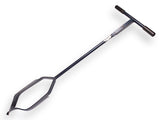 De Wit Grondboor 20 cm verlengbaar, met gedraaide punt, lengte 127 cm