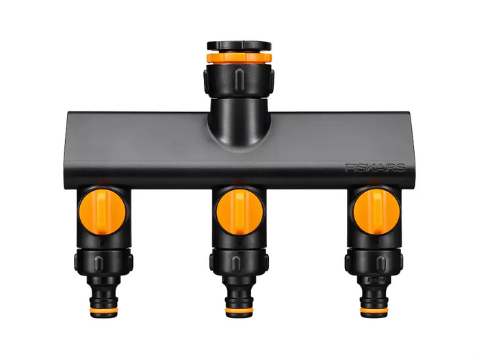 FISKARS Kraankoppeling 3-weg waterverdeler On/Off-keizers.nu