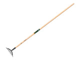 Fiskars Rozenhark met geharde stalen tanden, essenhouten steel 160 cm-keizers.nu