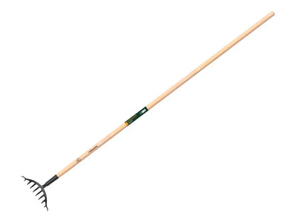 Fiskars Rozenhark met geharde stalen tanden, essenhouten steel 160 cm-keizers.nu
