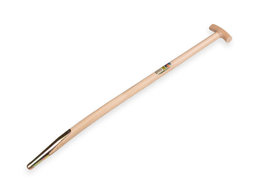 Atlas Mestvorksteel 100 cm gebogen, met veerbus en Engelse kruk, geboord