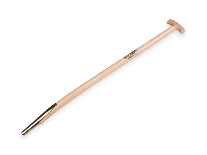 Atlas Mestvorksteel 100 cm gebogen, met veerbus en Engelse kruk, geboord