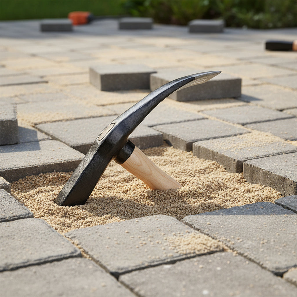 Labora Straathamer met essen steel, bekbreedte 70 mm-Keizers.nu