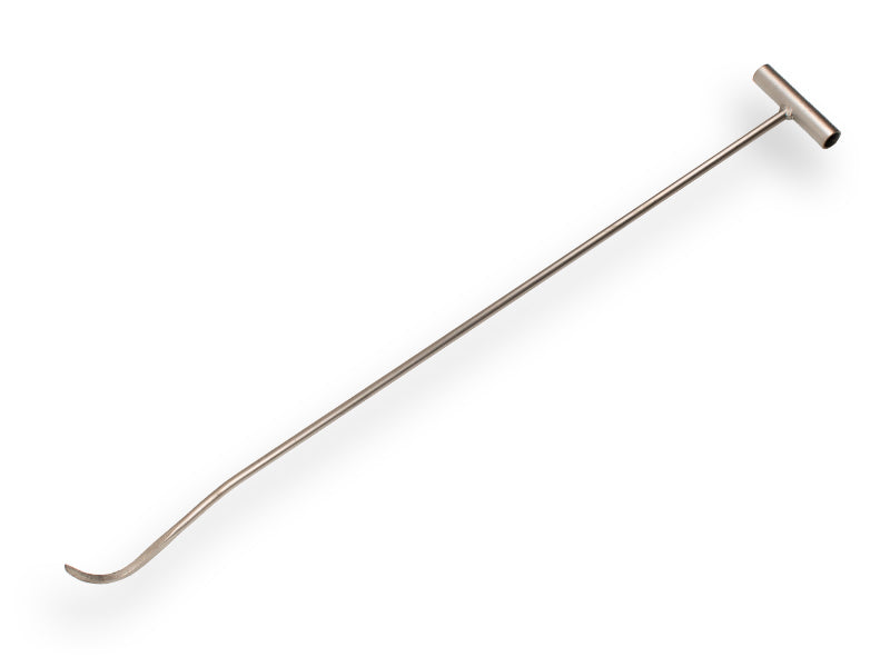 Labora Putdekselhaak 1000 x 12 mm verzinkt, met gesmede krul-keizers.nu