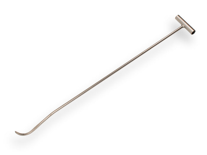 Labora Putdekselhaak 1000 x 12 mm verzinkt, met gesmede krul-keizers.nu
