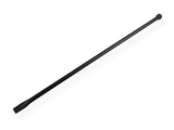 Stootijzer 130 cm geheel rond platte beitel en knop