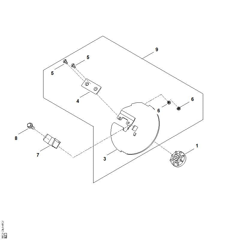 STIHL 6007-702-0300 vleugelmes positie 7 technische tekening