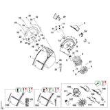 STIHL 6008-600-0216 elektromotor 230V (2,5kW) positie 105 technische tekening