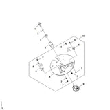 STIHL 9008-318-2360 inbusbout M10x20 positie 1 technische tekening