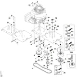 STIHL 6395-702-6600 veerring positie 1 technische tekening