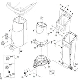 STIHL 6012-706-3112 Demperbuis positie 5 technische tekening